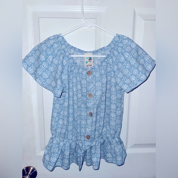 Lily Bleu Other - Lily Bleu Girls 14 (L) Floral Blouse